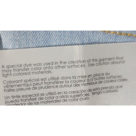 Tommy Hilfiger Jean Skirt Womens Size 2 Patchwork Denim Pockets Logo NWT - Picture 12 of 12